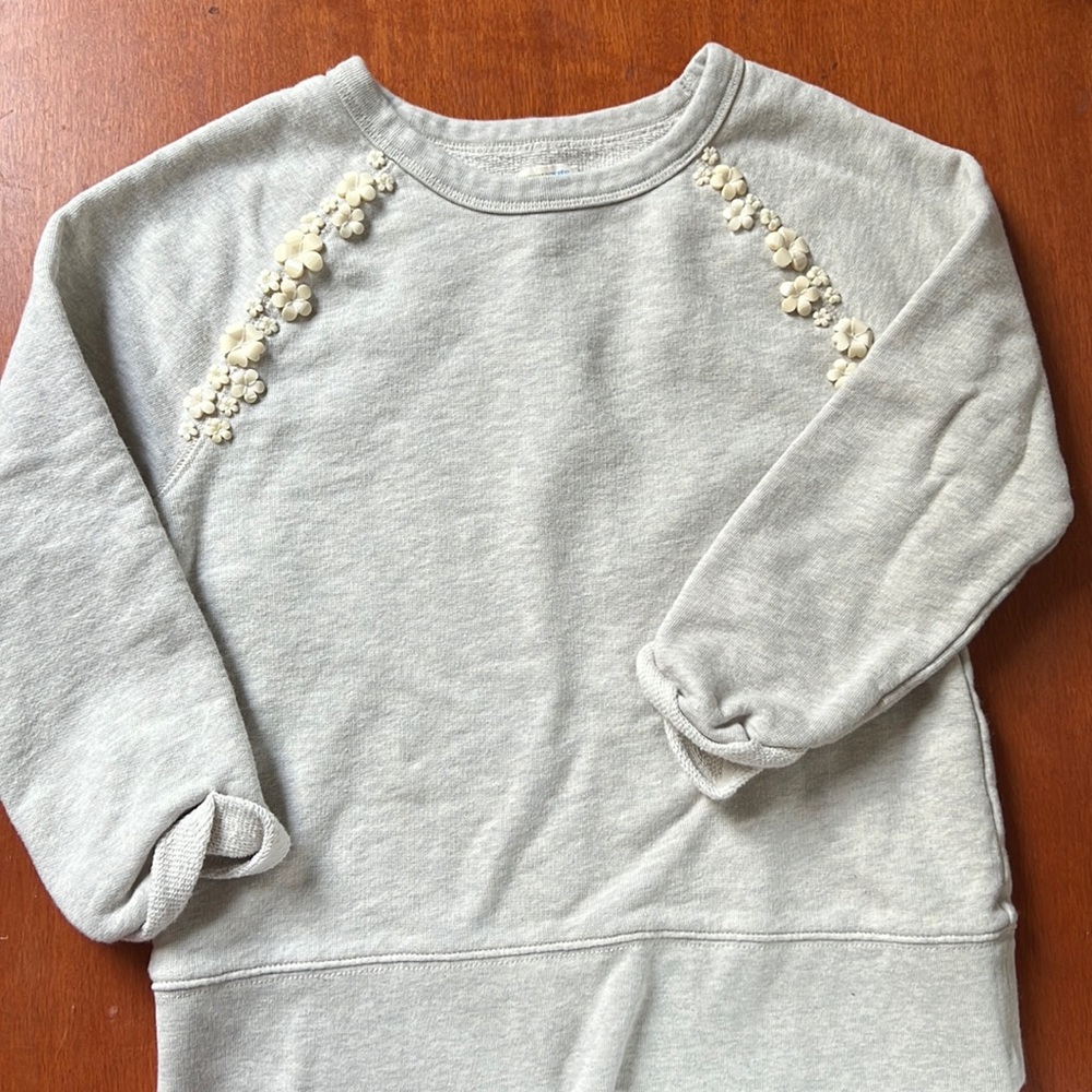 A smart looking sweatshirt that is fine for any play date.
